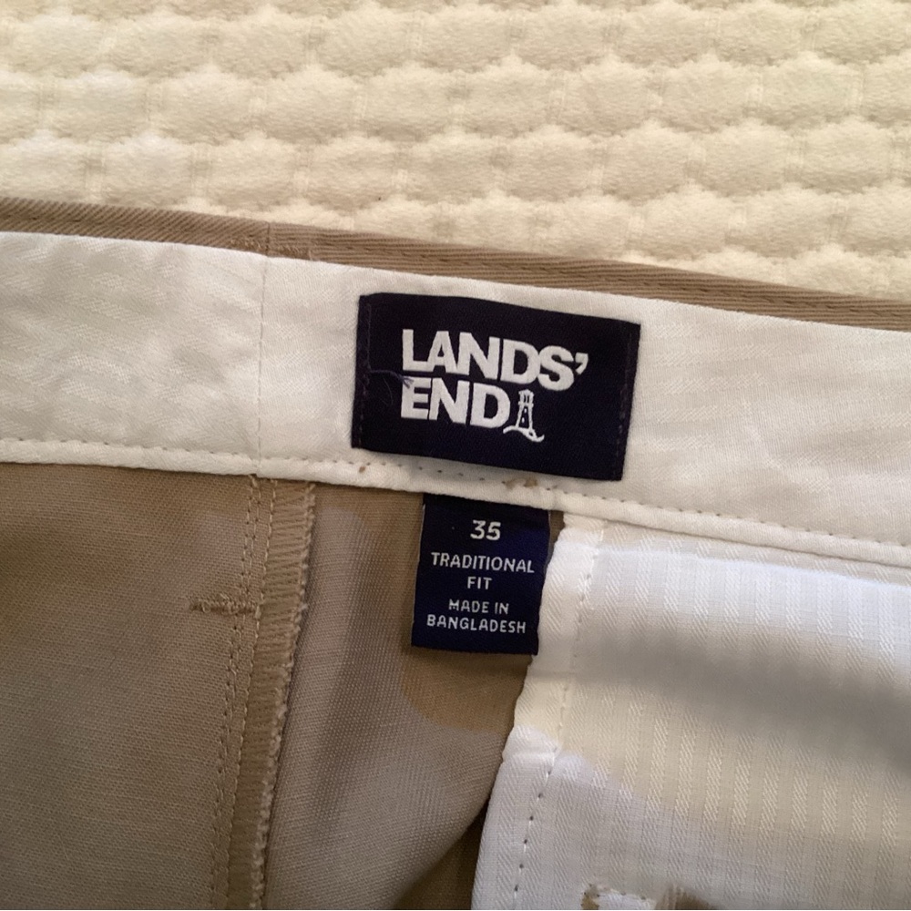 TWO PAIRS - Lands' End Men's Chinos